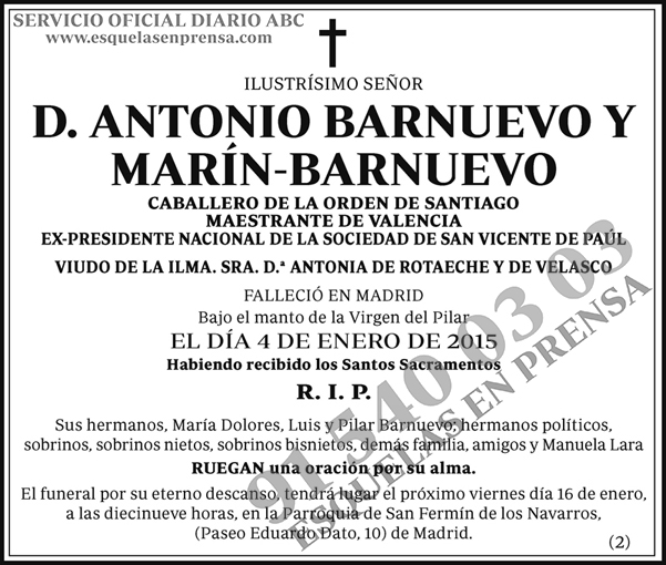 Antonio Barnuevo y Marín-Barnuevo
